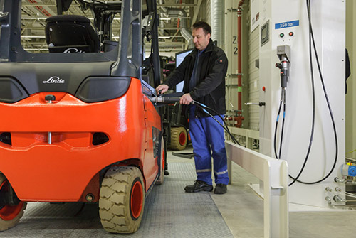 Linde material handling hydrogen station